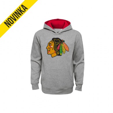 NHL, mikina, PRIME, PULLOVER, FLLECE, CHICAGO, BLACKHAWKS, JR, detská